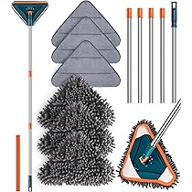 Nettoyage Sol,Balai Balayeuse Rotative à 180 Degrés à Manche Long,éponge Magique,nettoyeur De