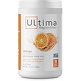 Ultima Replenisher Electrolyte Hydration Powder, Orange, 90 Servings - Sugar Free, 0 Calories, 0 Carbs - Gluten-Free, Keto, N