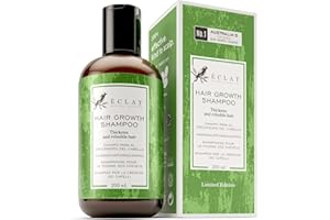 ECLAT SKINCARE Advanced Hair Growth Shampoo, Anti Hair Loss Shampoo for Women and Men w/Argan & Castor Oil, Hair Regrowth Shampoo & Prevents Thinning Hair & Hair Loss, Sulfate & Paraben Free Shampoo Eclat Skin Care