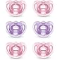 NUK Comfy Pacifiers, 0-6 Months, 6 Pack