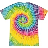 Colortone Tie Dye T-Shirts for Men and Women - Unisex Short Sleeve Tie-Dye T Shirts for Adults