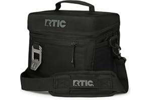 RTIC 8 Can Everyday Cooler, Soft Sided Portable Insulated Cooling for Lunch, Beach, Drink, Beverage, Travel, Camping, Picnic, for Men and Women