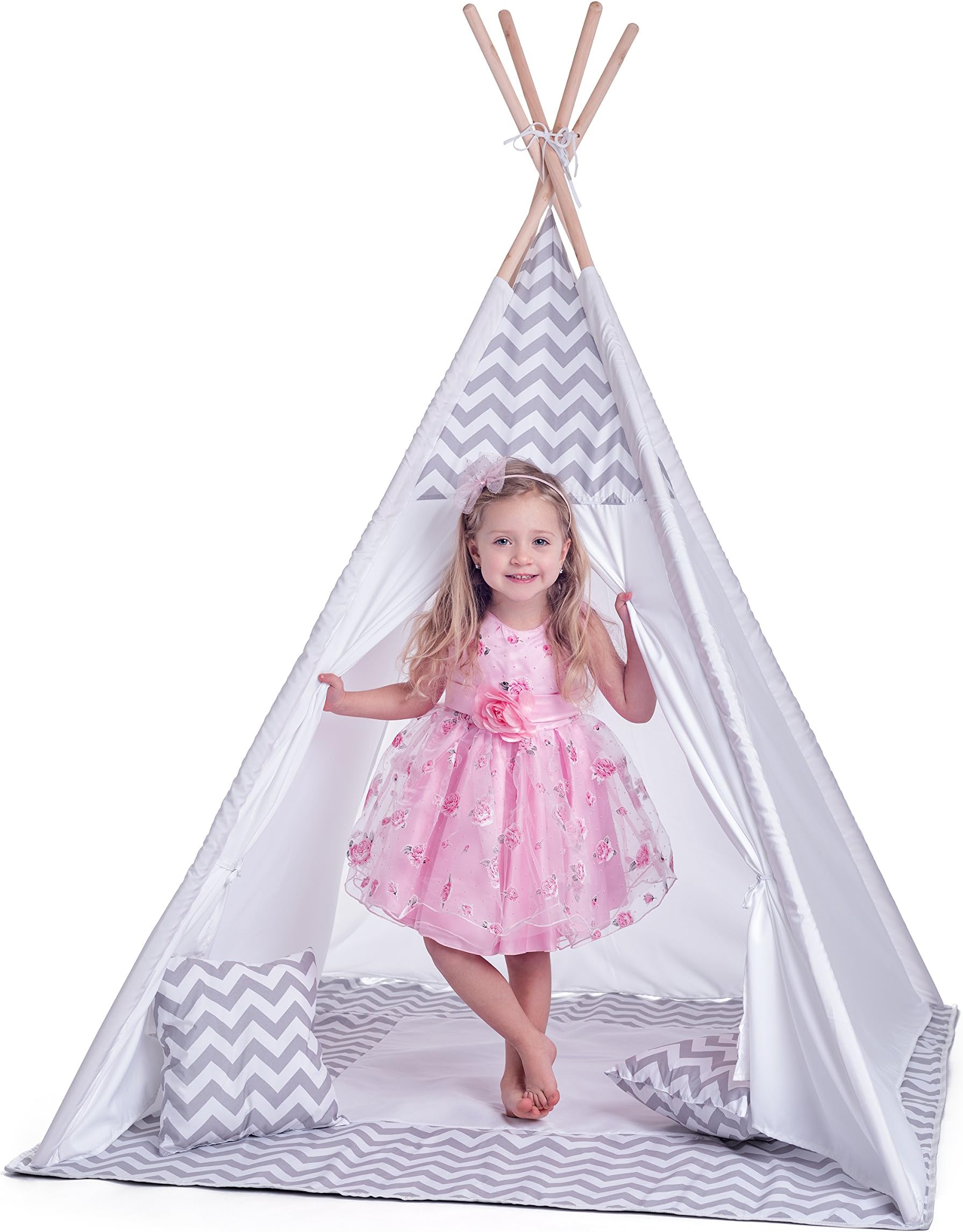 Woodyland 102191420 Children´S Tent-Teepe, White