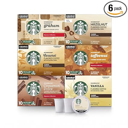 Starbucks Flavored K-Cup Coffee Pods 