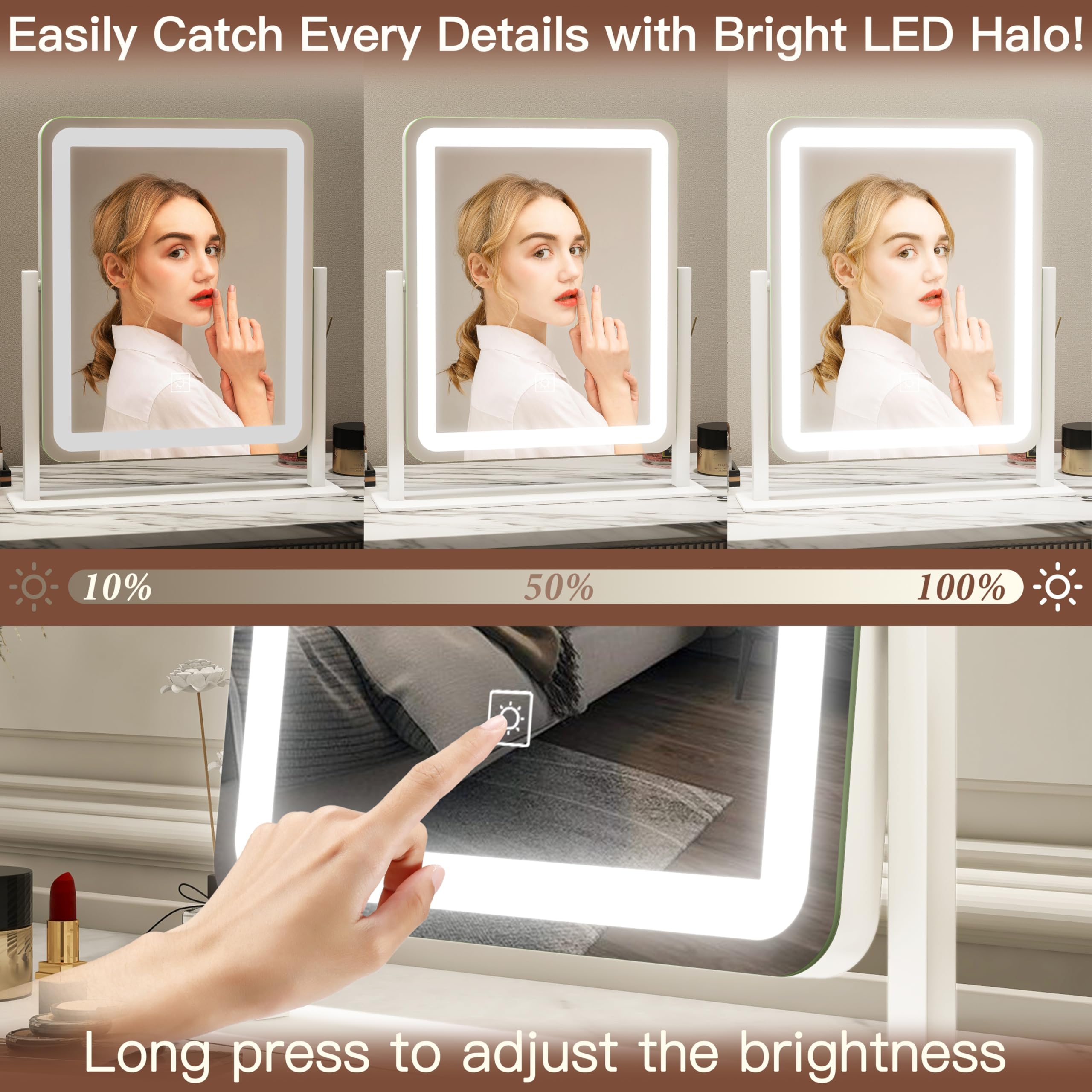 FENNIO Vanity Mirror with Lights - 15
