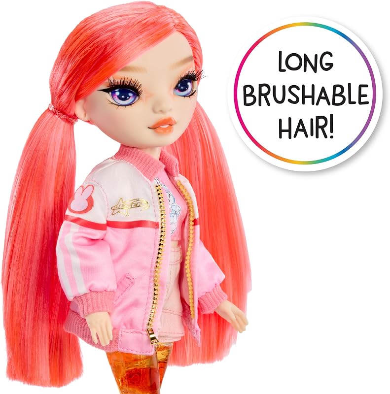 Sparkle & Shine Doll - Dawn - 28 cm Modepuppe mit Korallenrotem Haar und Magischen Zauberblasen in den Beinen, Farbe, zum Stylen und Spielen, Sammlerstück, Für Kinder von 4 bis 12 Jahren