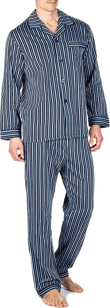 Majestic International Men S Fresco Cotton L S Pajama At Amazon Men S Clothing Store