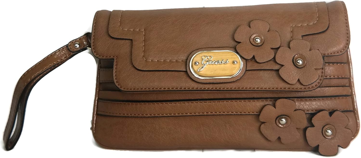 Guess Delana Clutch Handbag Brown, VG346118: Handbags: Amazon.com