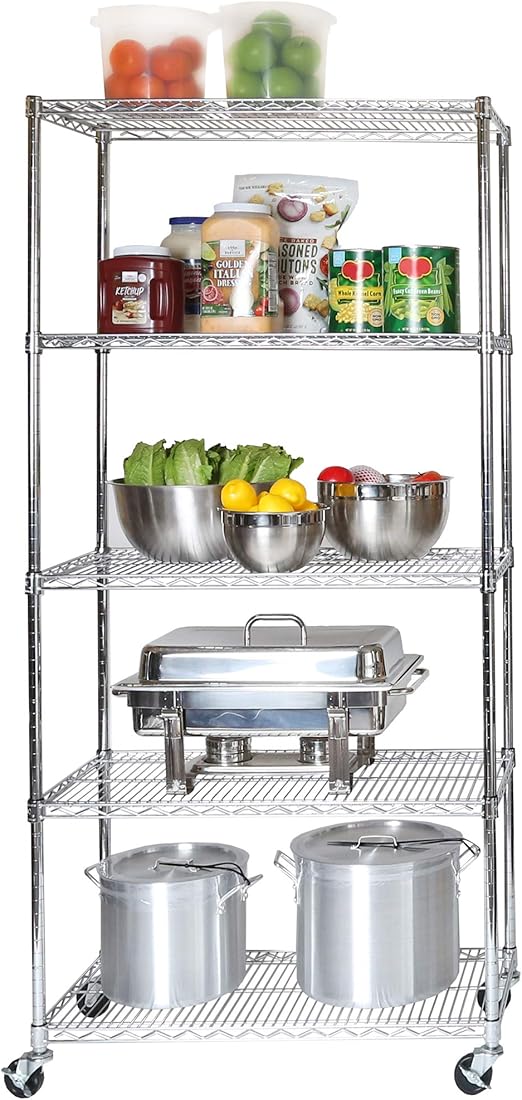 Amazon Com Seville Classics Ultradurable Commercial Grade 5 Tier