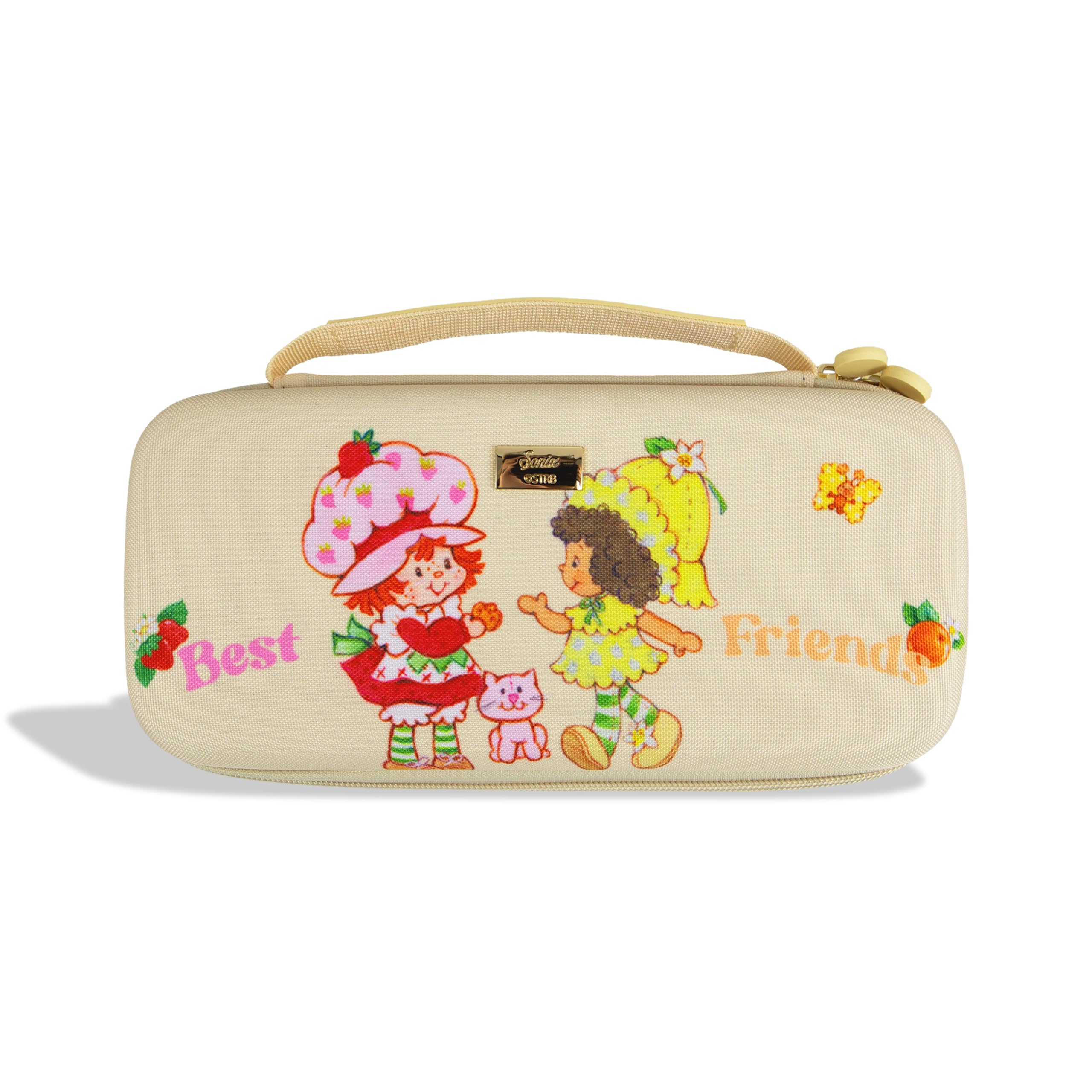 Photo 1 of Sonix Carrying Case for Nintendo Switch 1, Protective Travel Case | Strawberry Shortcake & Orange Blossom