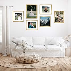 upsimples 8x10 Picture Frame Set of 5, Display