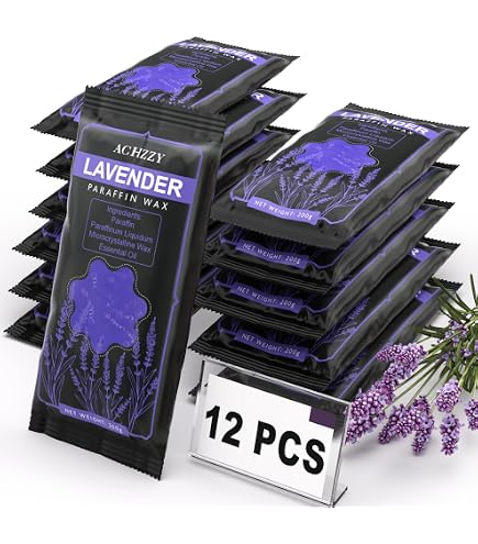 Amazon.com : Achzzy Natural Paraffin Wax Refills, 6 Pack Paraffin