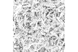 DAYACOCO 2LB Crinkle Cut Paper Shred Filler,Shredded Paper For Gift Basket Filler,White Confetti,Crinkle Cut Papers For Gifts Wrapping, Basket Filling, Birthdays, Weddings, Anniversaries-White