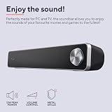 Trust Arys PC Soundbar 12 W USB powered under monitor view 2
