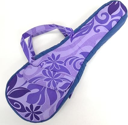 Amazon Jam S Ukulele Ojm 039 10 ウクレレケース ソプラノ用 ハワイアン柄パープル ハンドメイド 手作り ソプラノ ウクレレ 布製 ソフトケース ハワイアン パープル 紫 ウクレレケース 楽器