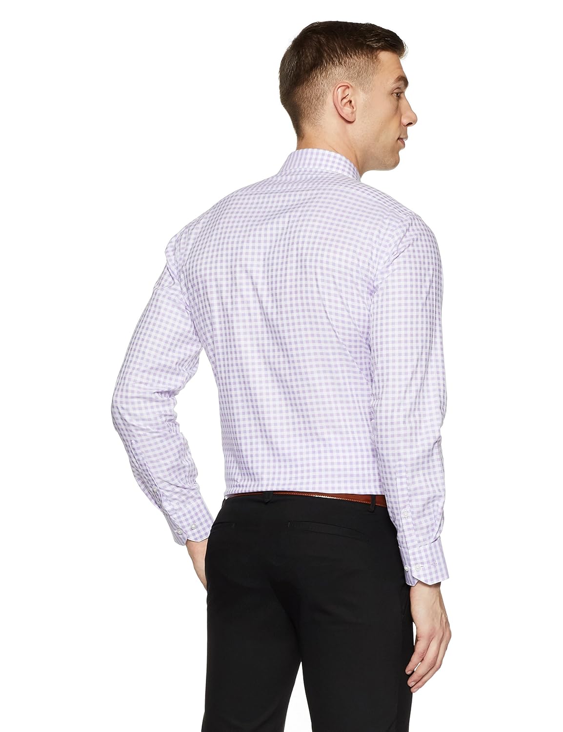van heusen men's solid slim fit formal shirt