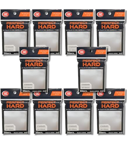 Amazon.com: KMC 10 Set Card Barrier Sleeve Perfect Hard from Japan