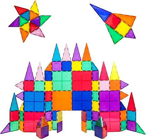 picassotiles 60 piece 3d magnetic building blocks set