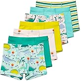 Lucky & Me Nolan Boys GOTS, Organic Cotton, Boxer Briefs, 7-Pack