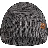 DANISH ENDURANCE Merino Wool Beanie for Men & Women, Warm Knitted Winter Hat