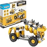 Engino Creative Builder- Tipper Truck 3-in-1, Building Kit for Kids 6+, Gifts for Boys &amp; Girls, Learning &amp; Education Toys, STEM Projects, Engineering Toys, Creative STEM Kit