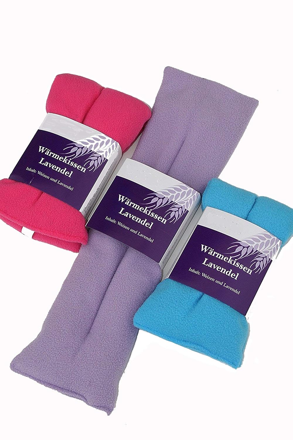 1 Lavanda Cojín de calor 45 x 13 cm - Para Microondas o del Horno ...