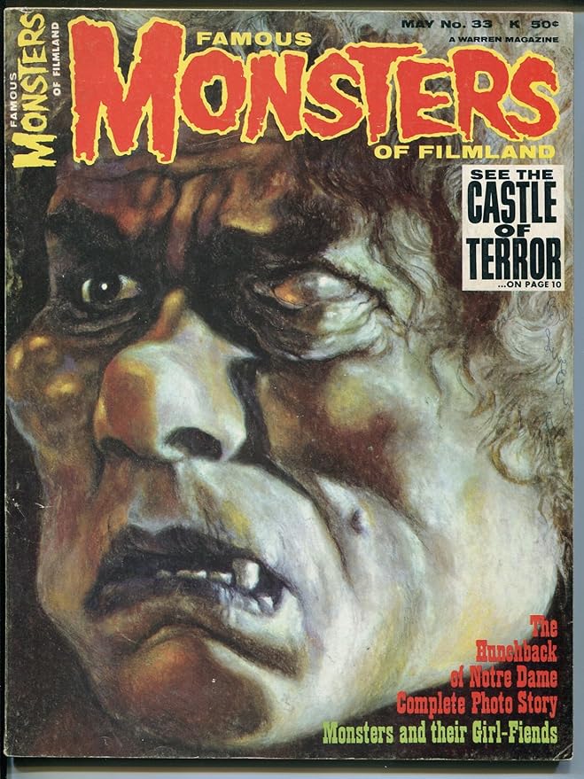 Famous Monsters of Filmland #33 1965-Ron Cobbs cover-William Castle ...