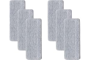 True & Tidy Replacement Microfiber Mop Pad Set for BUCKET-900 TrueClean Mop and Bucket with Pump System, Machine Washable up 