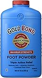 Gold Bond Medicated Foot Powder - 10 Oz (Pack of 2)