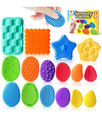 Lot De 5 Fidgets En Marbre Apaisants Pour Augmenter La Concentration Soulager Le Stress Pour Les Enfants Et Les Adultes Aide Avec Tdah Ocd Au 210052951