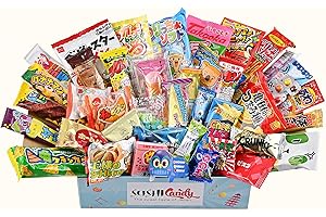 SUSHICANDY THE SWEET TASTE OF JAPAN 40 Japanese Candy & snack box and other popular sweets (Gift Box)