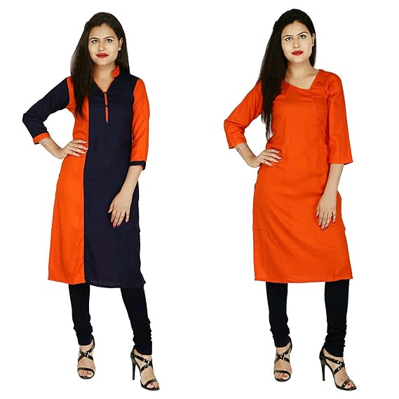 orange and black dress combination