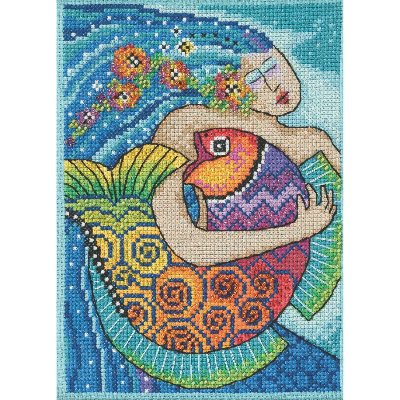 Mill Hill Counted Cross Stitch Ocean Song, Multi
