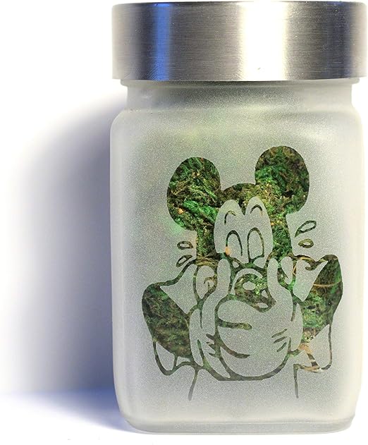 Amazon Com Twisted420glass Giggling Mouse Glass Storage Jars