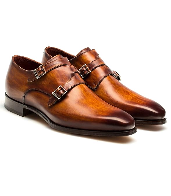 triple monk strap shoes