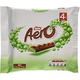 Aero Mint Chocolate Bubbly Bar 4 x 27g Pack - 3.8oz (British Chocolate)