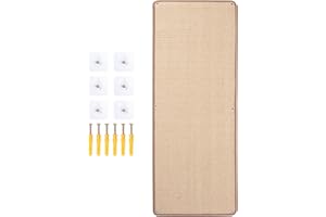 Sisal Cat Wall Climbing Carpet, Cat Wall Climber Scratcher, Cat Scratch Furniture Protector for Indoor Cats, Natural Sisal Sc