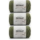 Bernat Macrame Gomitolo 250g - Colore Teal, Filato #6 Super Bulky In Cotone E Viscosa, Per Lavori A Maglia E Uncinetto - 4