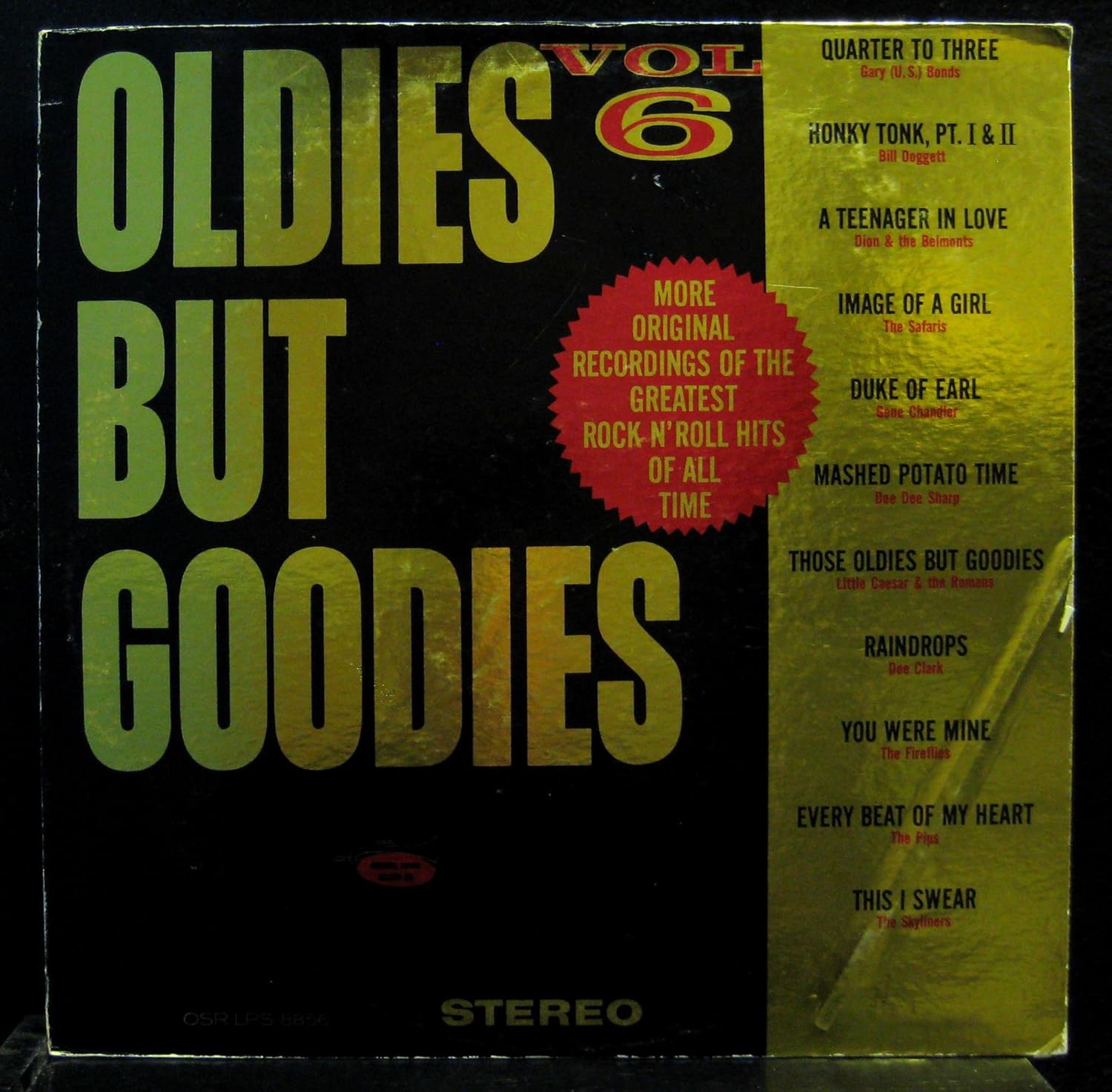 Various VARIOUS OLDIES BUT GOODIES VOL 6 vinyl record
