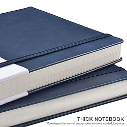 Thick Classic Notebook with Pen Loop - A5 College