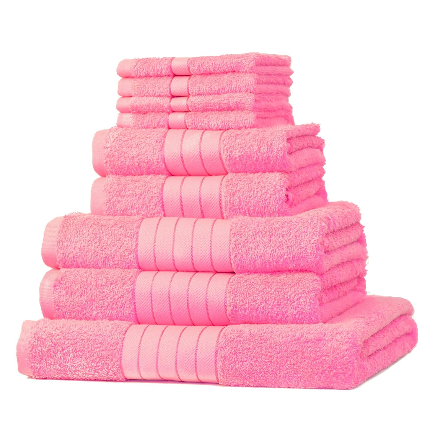 Pink Luxury Bath Towels