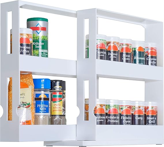 UPP – Especiero extensible – Estante universal/Almacenamiento/Sistema de orden/Armario de cocina/estantería para medicamentos