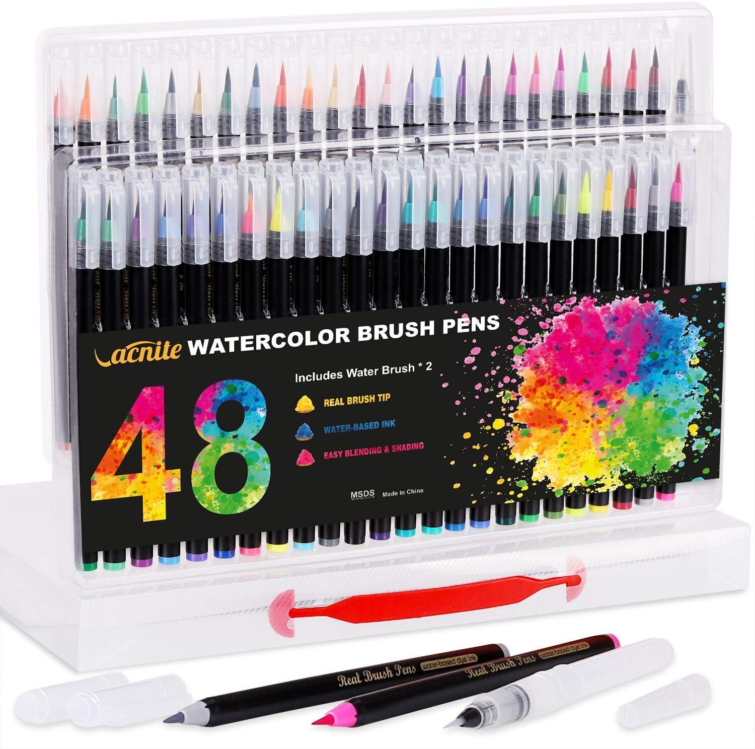 paint pens with brush tip