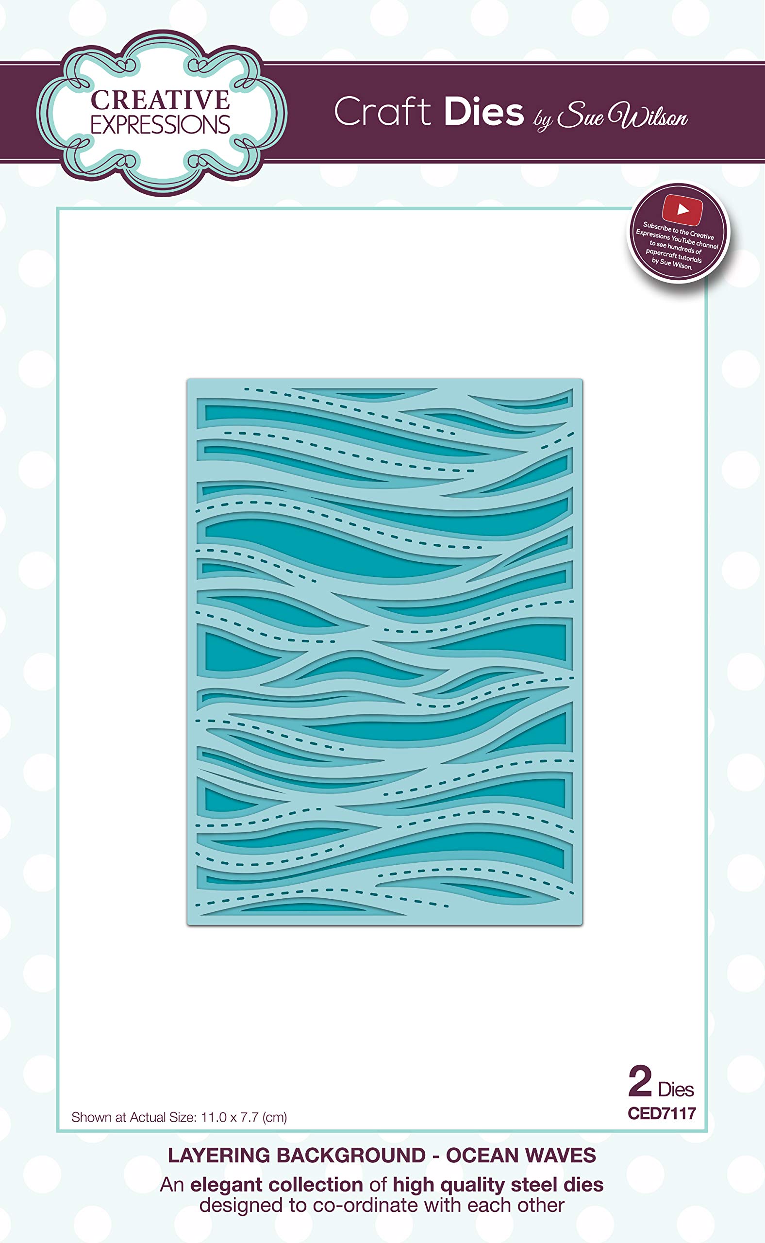 Layering Background - Ocean Waves - Cutting Dies