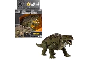 ​Mattel Jurassic World Hammond Collection Dinosaur Action Figure Scutosaurus, Premium Design with Glass Eyes & 14 Points Articulation