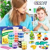 QMay Air Dry Clay 24 Colors Ultra Light Non-Toxic Modeling Set Kids view 8