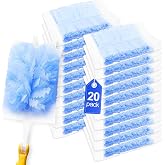 YagoDago 20Pc Duster Refills Compatible with Swiffer Duster Refill Lavender | Lavender Scented Disposable Heavy Duty Duster Refills for Blinds &amp; Ceiling Fan, Compatible with Swiffer Hand Duster, 20 Pack