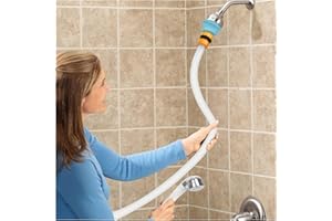 Zhongpu Reach Handheld Shower Head with 6 Ft Hose Slip-On Faucet Attachment for Pet Bathing Kitchen and Utility Sink