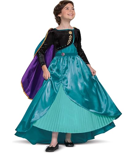 strapless open back dress Snow Queen Anna Elsa Princess Cosplay Costume Outfit Full Set Hallowee   Cosermart