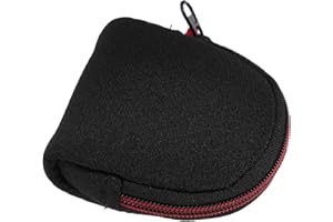 HAKIDZEL Portable Lens Filter Pouch Neoprene Protective Case with Zipper for Outdoor Photography Enthusiasts